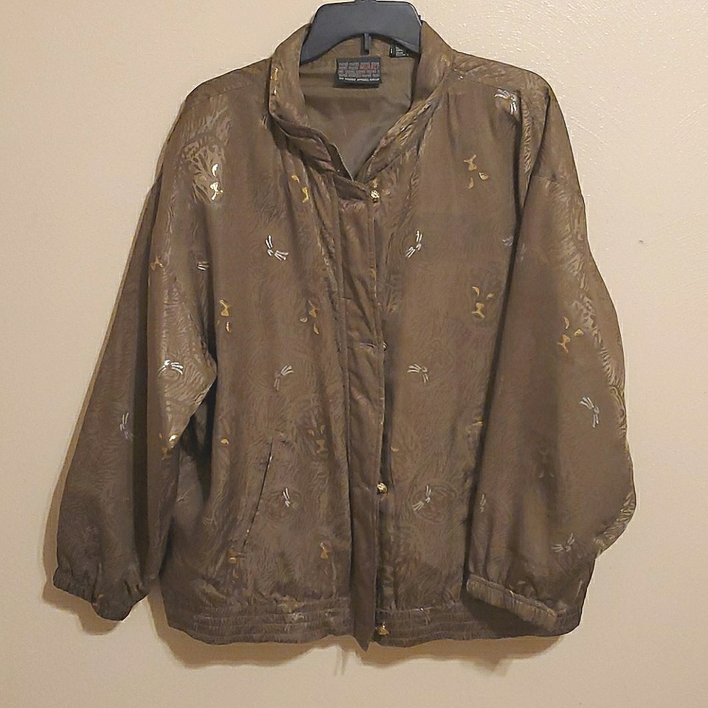 Vintage mureli silk bomber